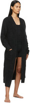 Thumbnail for your product : SKIMS Black Knit Cozy Robe