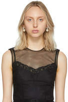 Thumbnail for your product : Simone Rocha Transparent Flower and Pearl Earrings