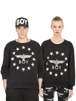 Thumbnail for your product : Boy London Boy Stars Cotton Fleece Sweatshirt