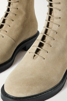 Thumbnail for your product : LEGRES 08 Suede Ankle Boots - Taupe