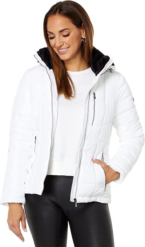 Calvin Klein Women's White Down & Puffer Coats | ShopStyle