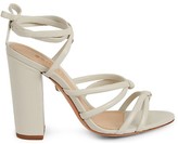 Thumbnail for your product : Schutz Lohanna Leather Block Heel Sandals