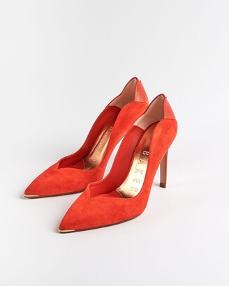 Ted Baker Scalloped high heel court shoes - ShopStyle Pumps