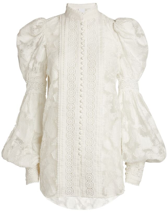 acler basque ruffle top