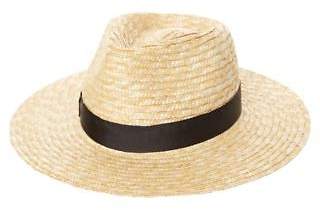 LACK OF COLOR New Women's The Spencer Fedora Hat Natural M/L
