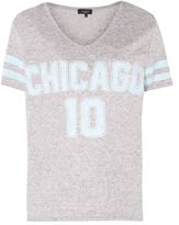 Thumbnail for your product : New Look Petite Grey Chicago 10 Baseball T-Shirt