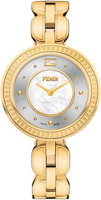 Fendi My Way Genuine Fox Fur Bracelet Watch, 36mm