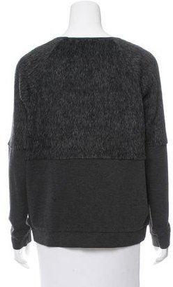 Tibi Texture-Accented Oversize Sweater