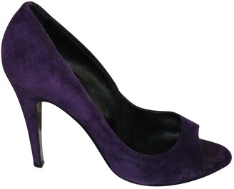 Pierre Hardy purple Suede Heels