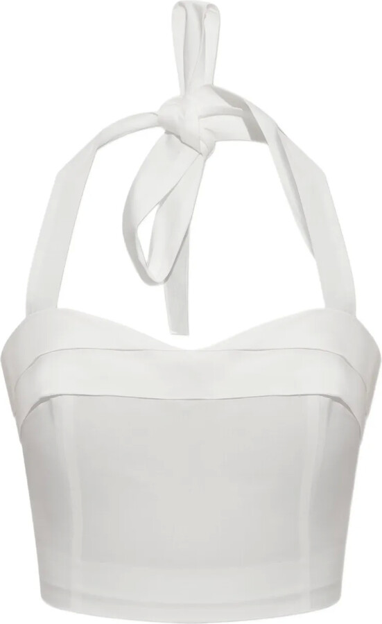 Posse Rue halterneck tied top