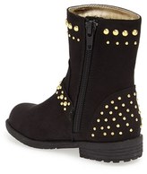 Thumbnail for your product : Flowers by Zoe 'Perry' Studded Boot (Walker & Toddler)