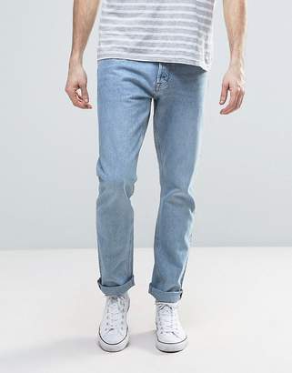 Weekday Common Straight Fit Jeans Wow Blue Wash