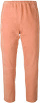 Thumbnail for your product : Drome elasticated waistband cropped trousers