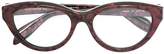 Thumbnail for your product : Alexander McQueen Eyewear cat eye glasses
