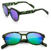Thumbnail for your product : Italia Independent 50MM Camouflage Round Sunglasses