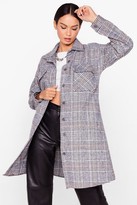 Thumbnail for your product : Nasty Gal Womens Last Time We Checked Shirt Jacket - Black - One Size