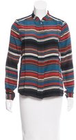 Thumbnail for your product : DAY Birger et Mikkelsen Silk Geometric Top w/ Tags