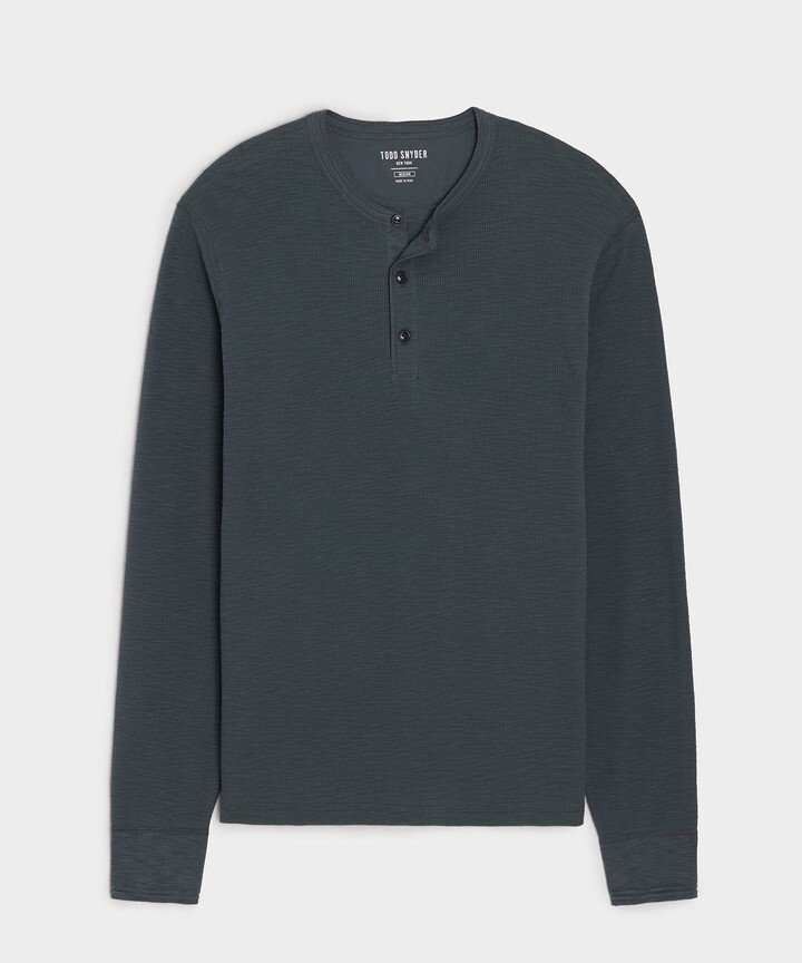 Todd Snyder Lightweight Mini Waffle Henley