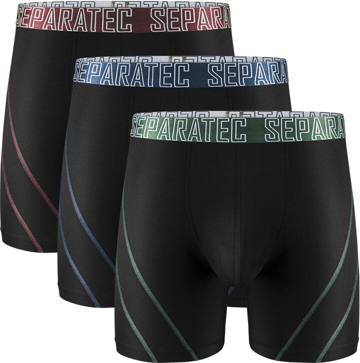 Separatec Men's Underwear 3 Pack Soft and Breathable Bamboo Rayon