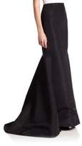 Thumbnail for your product : Carolina Herrera Silk Faille Long Trumpet Skirt