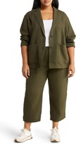 Thumbnail for your product : Madewell Lightspun Tapered Huston Pull-On Crop Pants