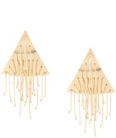 Thumbnail for your product : Jil Sander Pendant Triangle Earrings