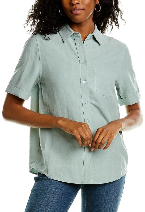 Womens Satin Button Down Shirt | Shop the world's largest 