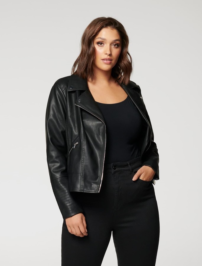 leather jacket size 18