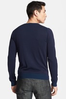 Thumbnail for your product : Z Zegna 2264 Z Zegna Two-Tone Silk & Cotton Crewneck Sweater