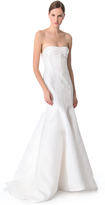 Thumbnail for your product : J. Mendel Blanche Strapless Mermaid Gown