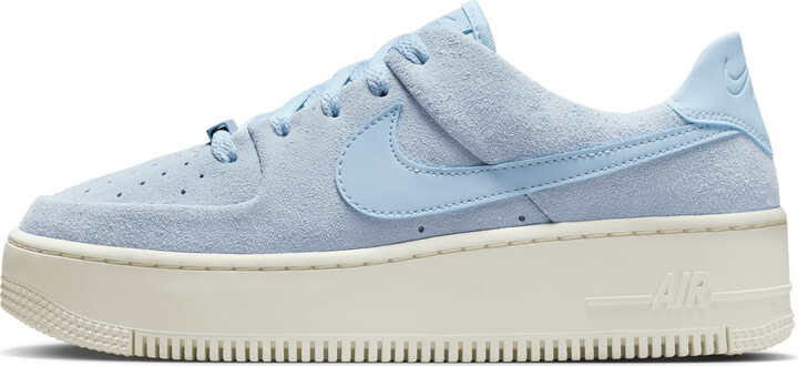 Nike Women's Air Force 1 Sage Low Shoes in Blue | AR5339-403