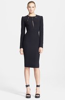 Thumbnail for your product : Alexander McQueen Keyhole Detail Pencil Dress