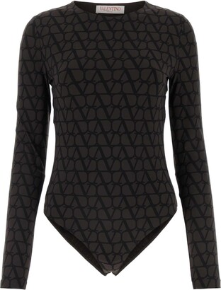 インナー・ルームウェアその他 Valentino Garavani Body Toile Iconographe Valentino Garavani Toile Iconographe Bodysuit - ShopStyle