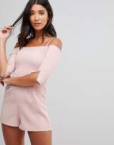 Thumbnail for your product : Oh My Love Cold Shoulder Romper