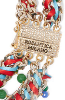 Thumbnail for your product : Rosantica Rosita Gold-tone, Quartz And Pompom Necklace - Red