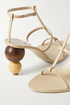 Thumbnail for your product : Cult Gaia Eden Leather Sandals - Beige