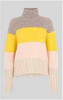 Thumbnail for your product : Whistles Cashmere Stripe Knit