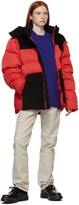 Thumbnail for your product : Ader Error Red Hooded Puffer Jacket