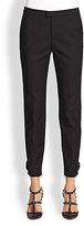 Thumbnail for your product : RED Valentino Wool Bow-?Detail Pants