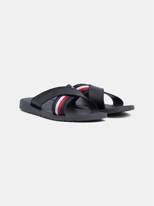 tommy hilfiger red flip flops