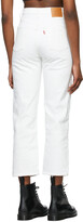 Thumbnail for your product : Levi's White Ribcage Ankle Straight Jeans