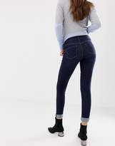 Thumbnail for your product : Oasis mid-rise skinny jeans in dark wash