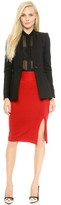 Thumbnail for your product : Alice + Olivia Fitted Slim Blazer