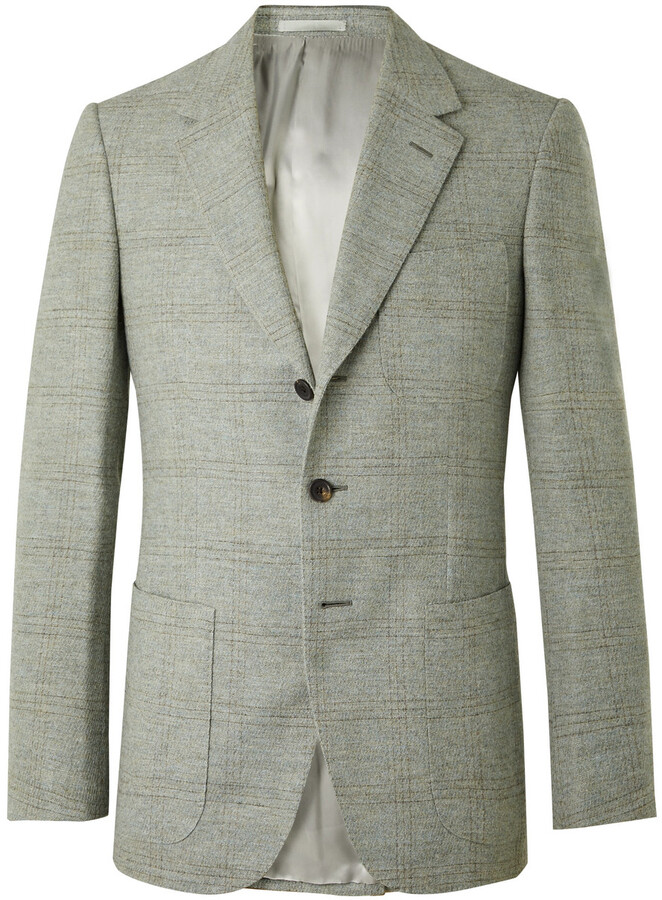Kingsman Conrad Slim-Fit Checked Wool Suit Jacket - ShopStyle Sportcoats