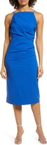 Thumbnail for your product : Halogen Square Neck Ruched Dress