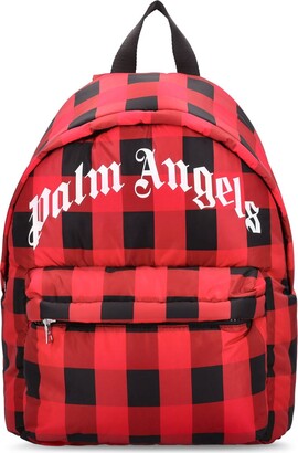 Palm Angels All over print nylon backpacks