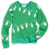 Thumbnail for your product : Wildfox Couture 'Glowing Lights' Graphic Sweatshirt (Big Girls)