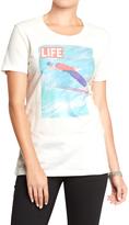 Thumbnail for your product : Old Navy Women's LIFE Skiing-Photo Tees