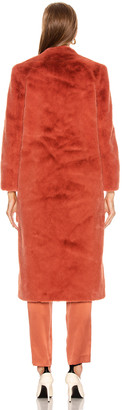 Mason by Michelle Mason Faux Fur Coat in Dune | FWRD