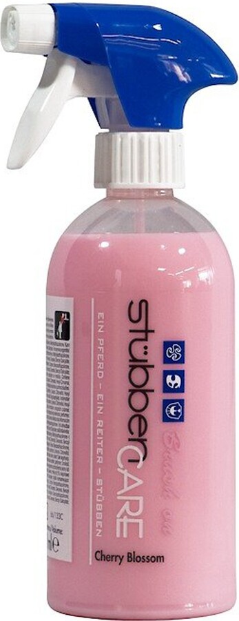 Stubben Care Brush On Cherry Blossom Horse Grooming Spray Refill, 500-mL bottle